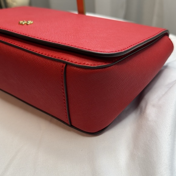 Tory Burch Red Leather Shoulder or Crossbody Bag - Picture 7 of 8